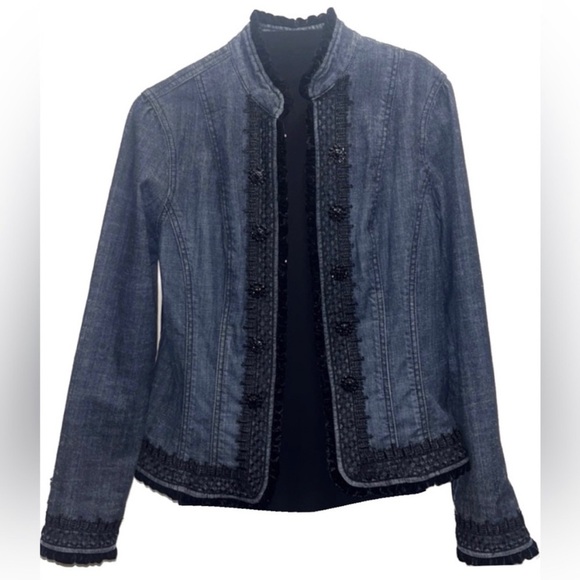 Beautiful 💙 CHICOS Platinum Jacket - Medium - Picture 2 of 14